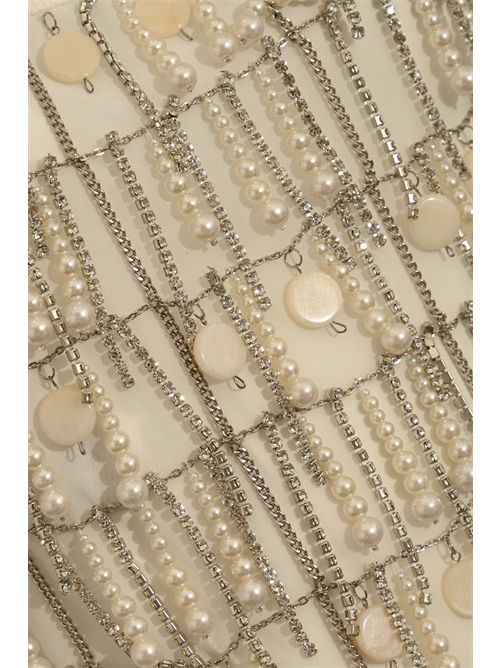 Top Cirimoia con strass e catene gioiello PINKO | 105731 A2UKZ05